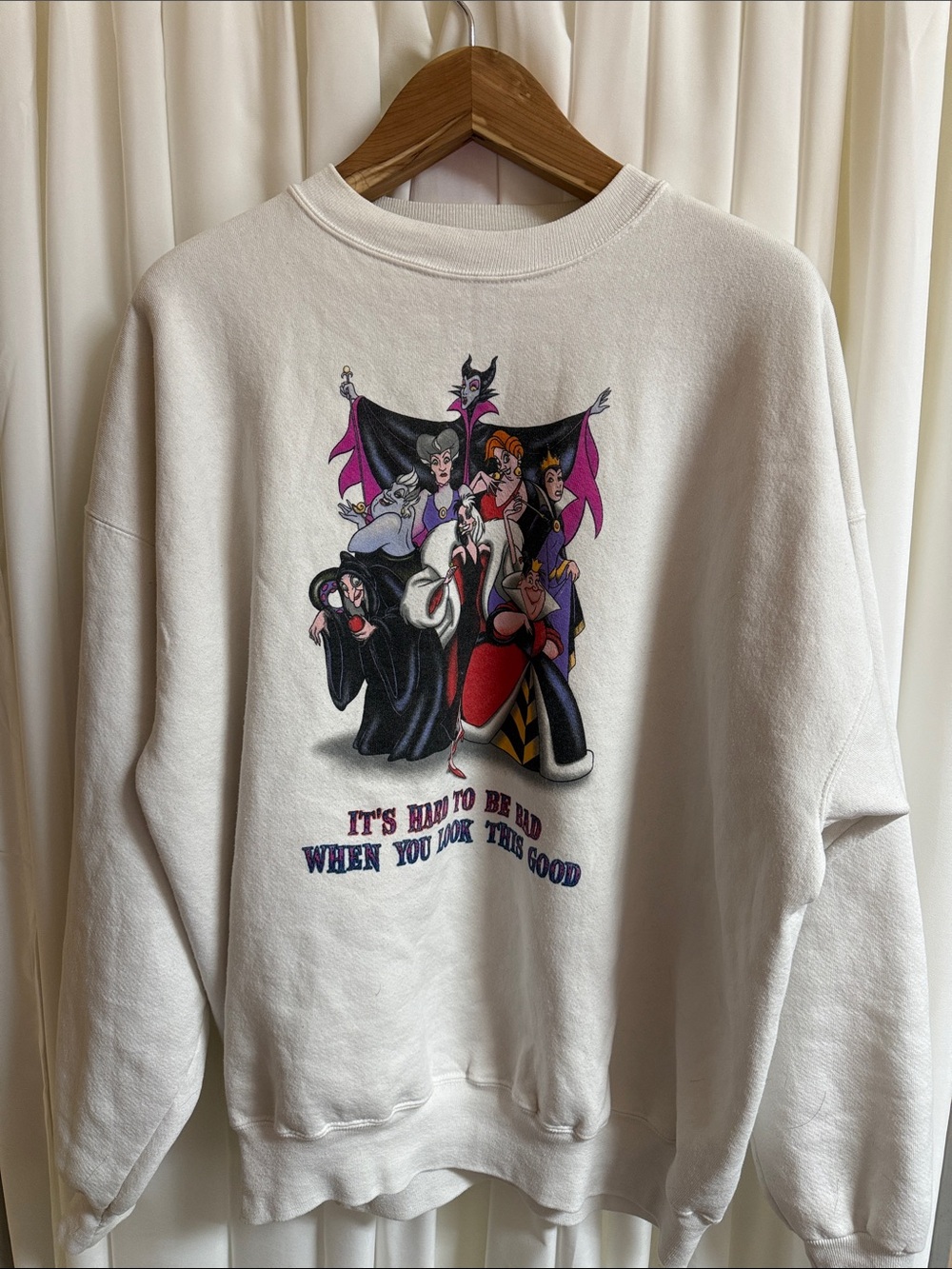 Vintage Disney Villains cruella Sweatshirt Tee 2XL
